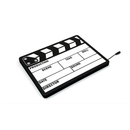 Luminoso em LED - Claquete Cinema - Luminária de Parede - 37x25cm - Fonte Bivolt