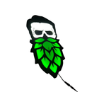 Luminoso em LED - Caveira Barba Lúpulo - Luminária de Parede - Display Bar - 25x50cm - Fonte Bivolt