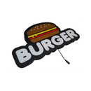 Luminoso em LED - Hamburgueria - Burguer - Letreiro - Luminária de Parede - 50x27cm - Fonte Bivolt