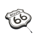 Luminoso em LED - Route 66 - Luminária de Parede - Display Bar - 45x30cm - Fonte Bivolt