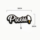 Luminoso em LED - Picolé - Letreiro - Luminária de Parede - 50x20cm - Fonte Bivolt