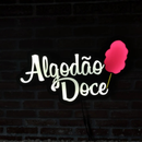 Luminoso em LED - Algodão Doce - Letreiro - Luminária de Parede - 50x20cm - Fonte Bivolt