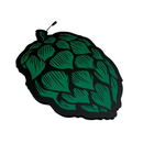 Luminoso em LED - Folha de Lúpulo - Luminária de Parede - Display Bar - 31x45cm