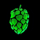 Luminoso em LED - Folha de Lúpulo - Luminária de Parede - Display Bar - 31x45cm