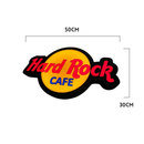 Luminoso em LED - Hard Rock Café - Luminária de Parede - Display Bar - 50x30m - Fonte Bivolt