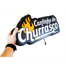 Luminoso em LED - Cantinho do Churrasco - Luminária de Parede - Display Bar - 50x25cm - Fonte Bivolt